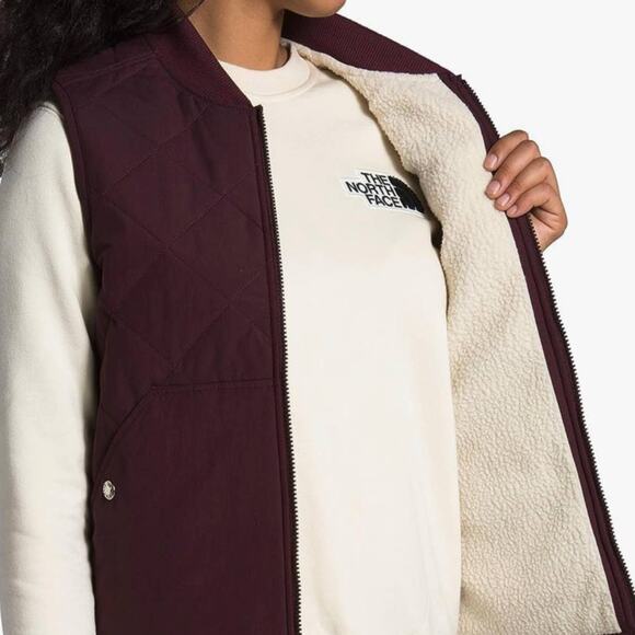 NWT The North Face Cuchillo Reversible Root Brown Vest Women’s Size XL - Picture 2 of 11